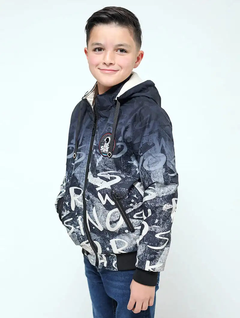 Blouson double-face garçon
